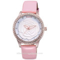 Alibaba China Genuine White Leather Ladies Watches ,2015 Latest Watches Design for Ladies